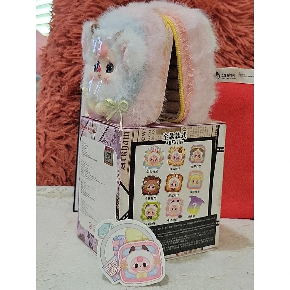 Baby Three- Jewelry  Box- WARM AND COZY WITH MOVABLE EYES.